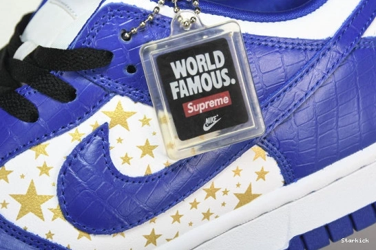 SB DH3228-100 Royal Low Hyper Nike Dunk Supreme Stars  0806